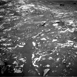 Nasa's Mars rover Curiosity acquired this image using its Left Navigation Camera on Sol 2734, at drive 1090, site number 79