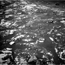 Nasa's Mars rover Curiosity acquired this image using its Left Navigation Camera on Sol 2734, at drive 1096, site number 79