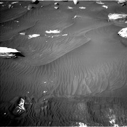 Nasa's Mars rover Curiosity acquired this image using its Left Navigation Camera on Sol 2734, at drive 1186, site number 79
