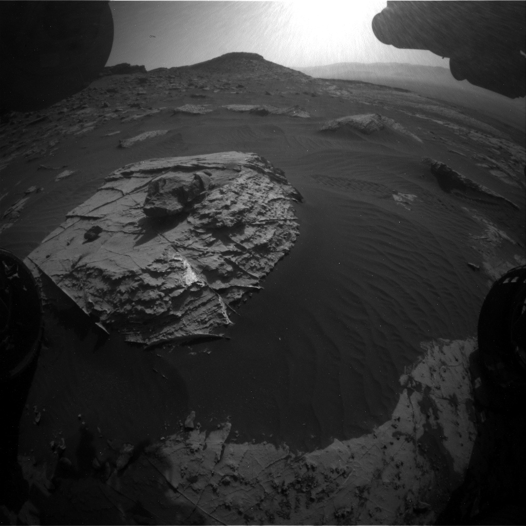 Nasa's Mars rover Curiosity acquired this image using its Front Hazard Avoidance Camera (Front Hazcam) on Sol 2736, at drive 1222, site number 79