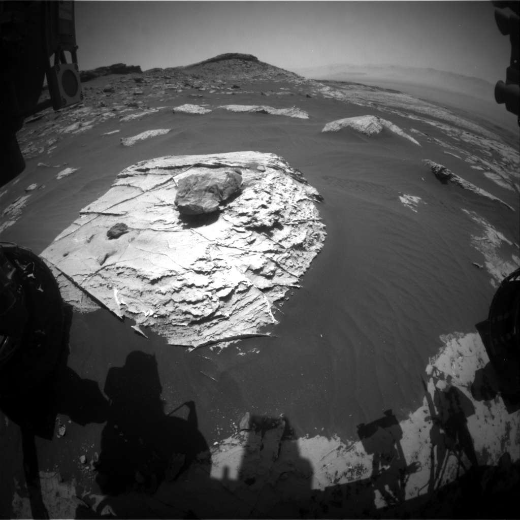 Nasa's Mars rover Curiosity acquired this image using its Front Hazard Avoidance Camera (Front Hazcam) on Sol 2739, at drive 1222, site number 79