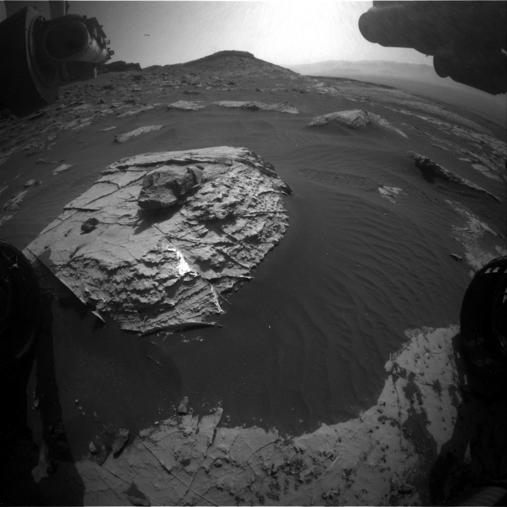 Nasa's Mars rover Curiosity acquired this image using its Front Hazard Avoidance Camera (Front Hazcam) on Sol 2740, at drive 1222, site number 79