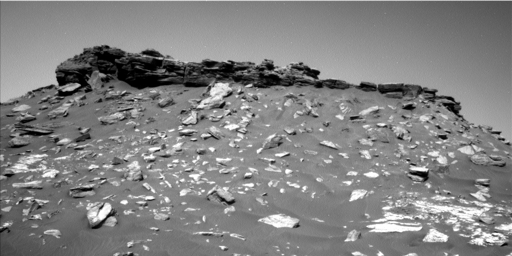 Nasa's Mars rover Curiosity acquired this image using its Left Navigation Camera on Sol 2740, at drive 1222, site number 79