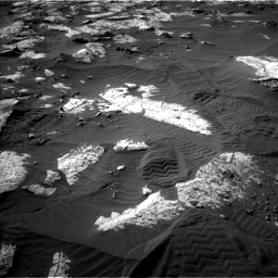 Nasa's Mars rover Curiosity acquired this image using its Left Navigation Camera on Sol 2742, at drive 1240, site number 79