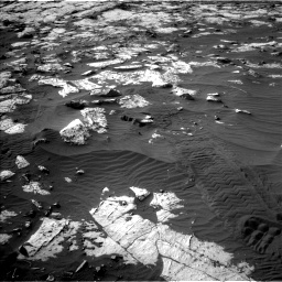 Nasa's Mars rover Curiosity acquired this image using its Left Navigation Camera on Sol 2742, at drive 1252, site number 79