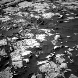 Nasa's Mars rover Curiosity acquired this image using its Left Navigation Camera on Sol 2742, at drive 1294, site number 79