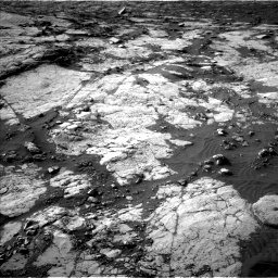 Nasa's Mars rover Curiosity acquired this image using its Left Navigation Camera on Sol 2742, at drive 1324, site number 79