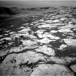 Nasa's Mars rover Curiosity acquired this image using its Left Navigation Camera on Sol 2742, at drive 1354, site number 79