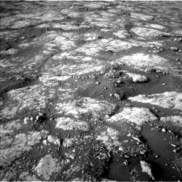 Nasa's Mars rover Curiosity acquired this image using its Left Navigation Camera on Sol 2742, at drive 1588, site number 79