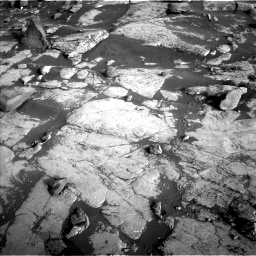Nasa's Mars rover Curiosity acquired this image using its Left Navigation Camera on Sol 2742, at drive 1654, site number 79
