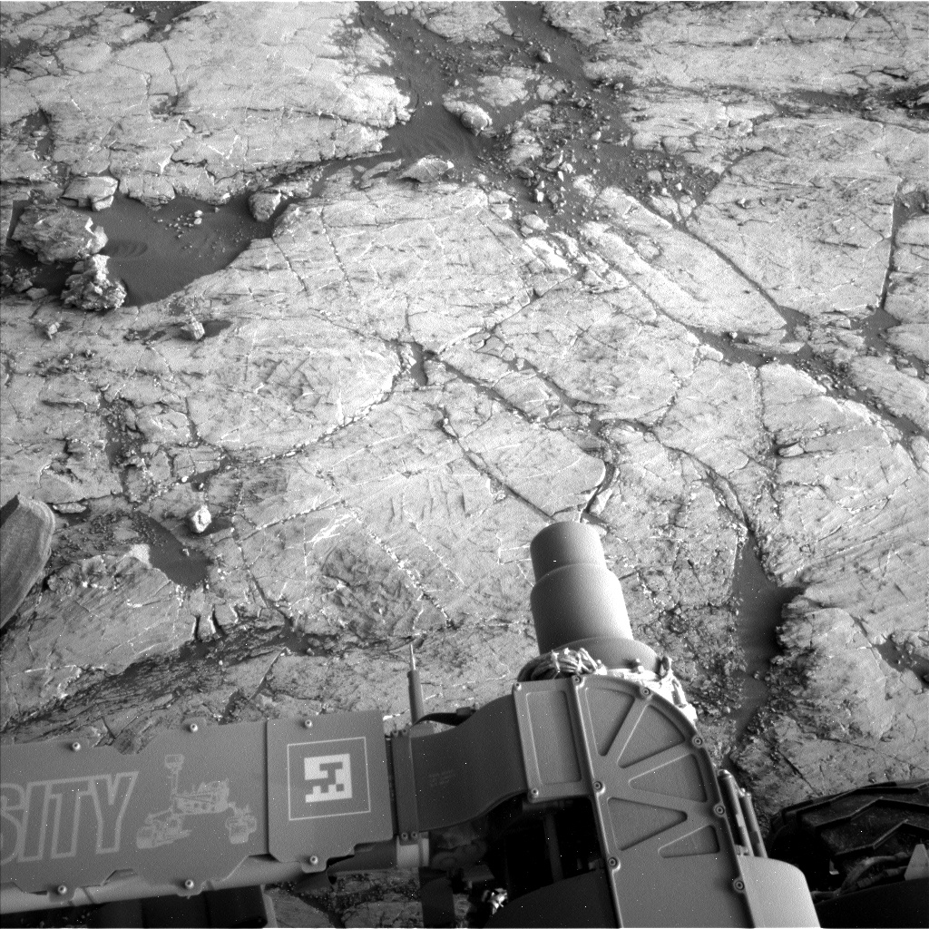 Nasa's Mars rover Curiosity acquired this image using its Left Navigation Camera on Sol 2742, at drive 1670, site number 79