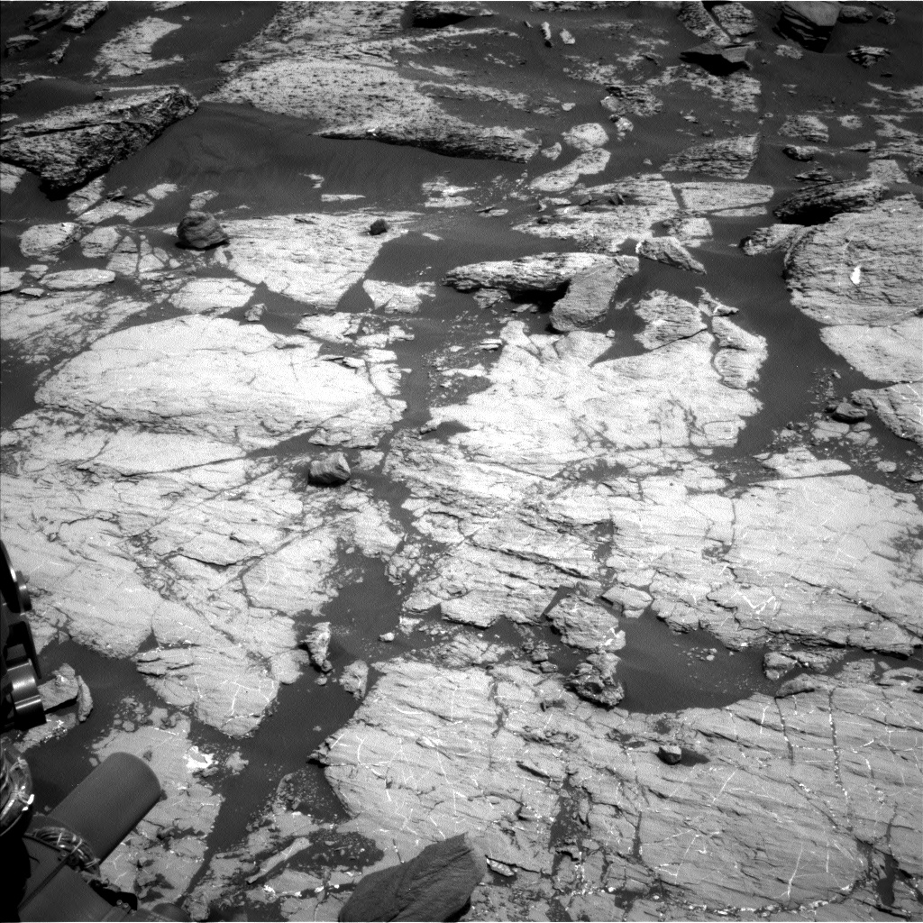 Nasa's Mars rover Curiosity acquired this image using its Left Navigation Camera on Sol 2743, at drive 1670, site number 79