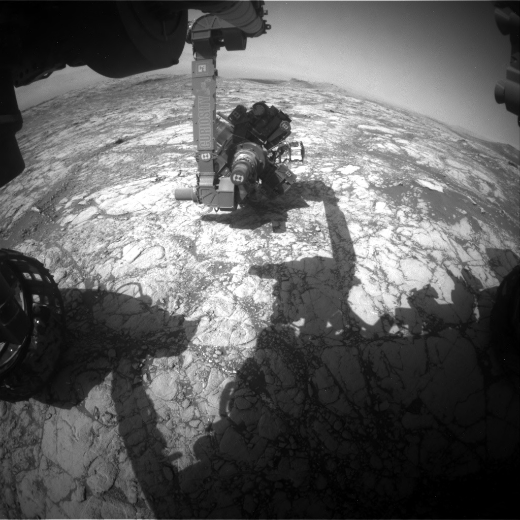 Nasa's Mars rover Curiosity acquired this image using its Front Hazard Avoidance Camera (Front Hazcam) on Sol 2747, at drive 1956, site number 79