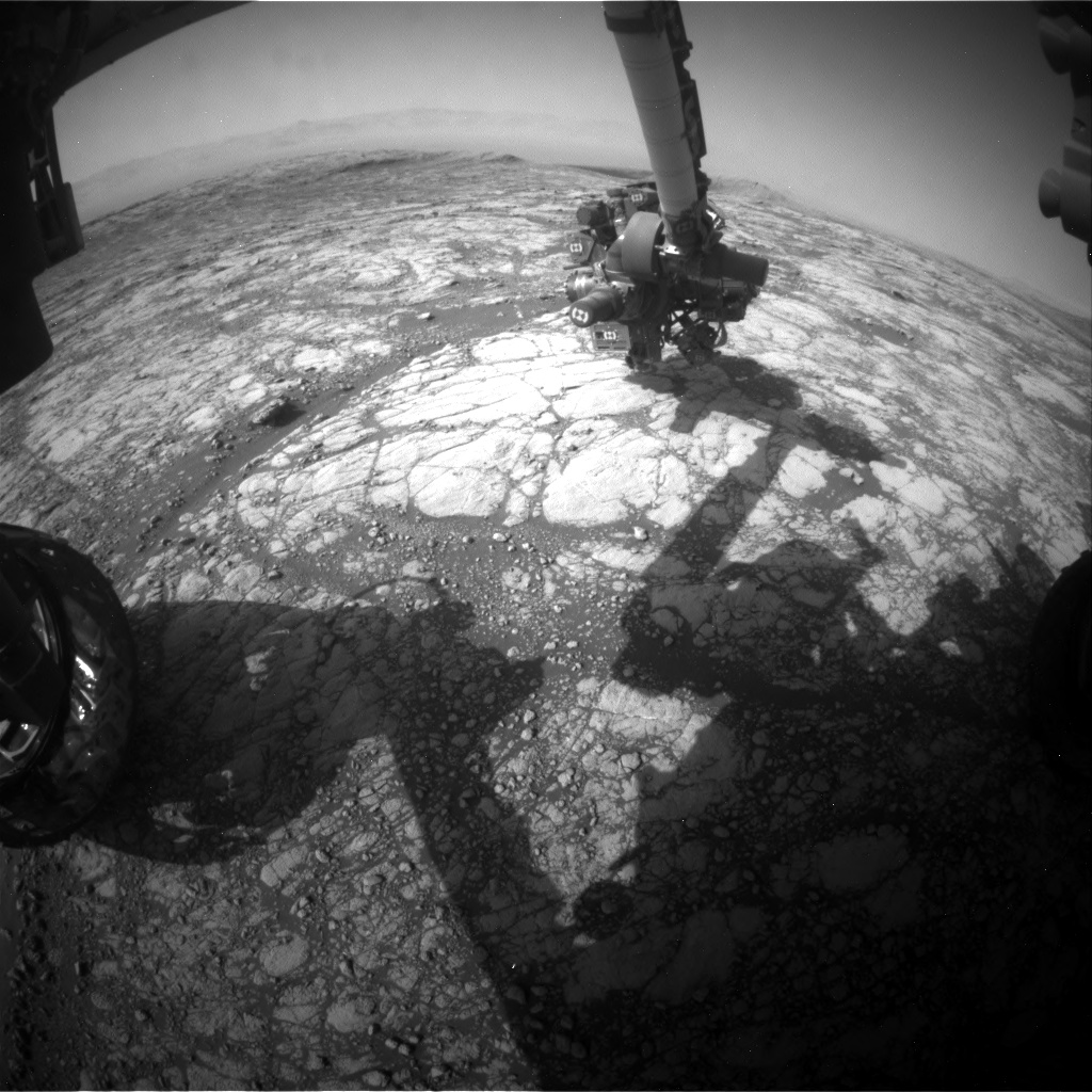 Nasa's Mars rover Curiosity acquired this image using its Front Hazard Avoidance Camera (Front Hazcam) on Sol 2749, at drive 2008, site number 79