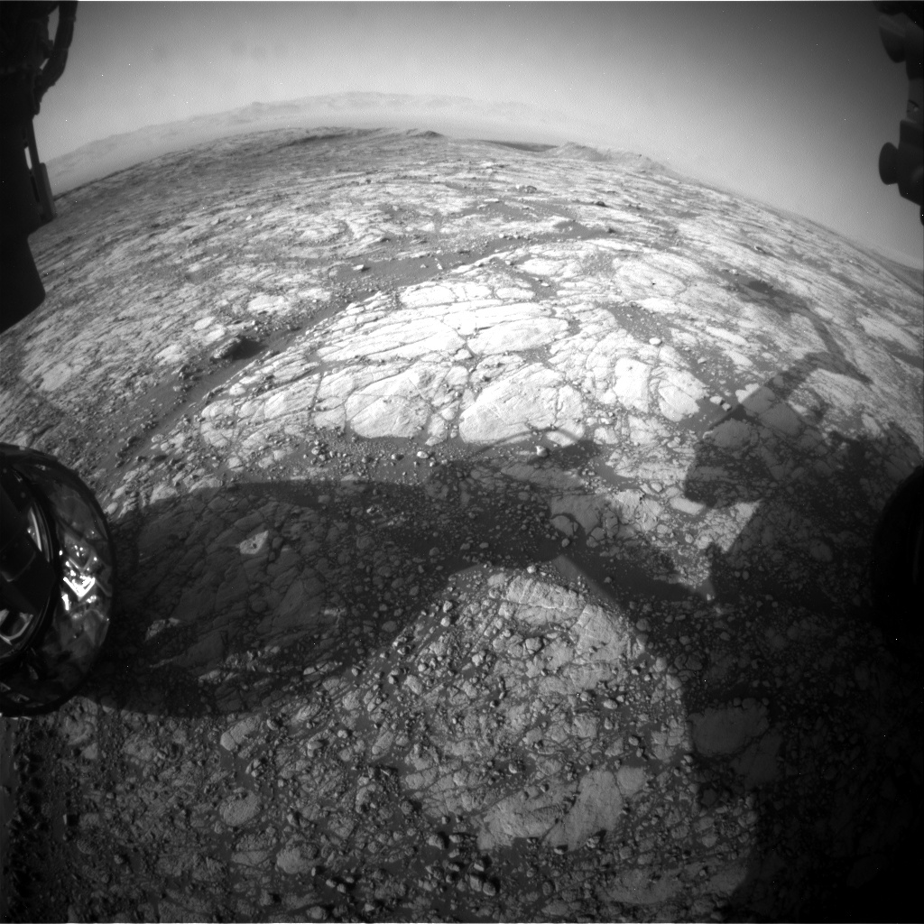 Nasa's Mars rover Curiosity acquired this image using its Front Hazard Avoidance Camera (Front Hazcam) on Sol 2751, at drive 2008, site number 79