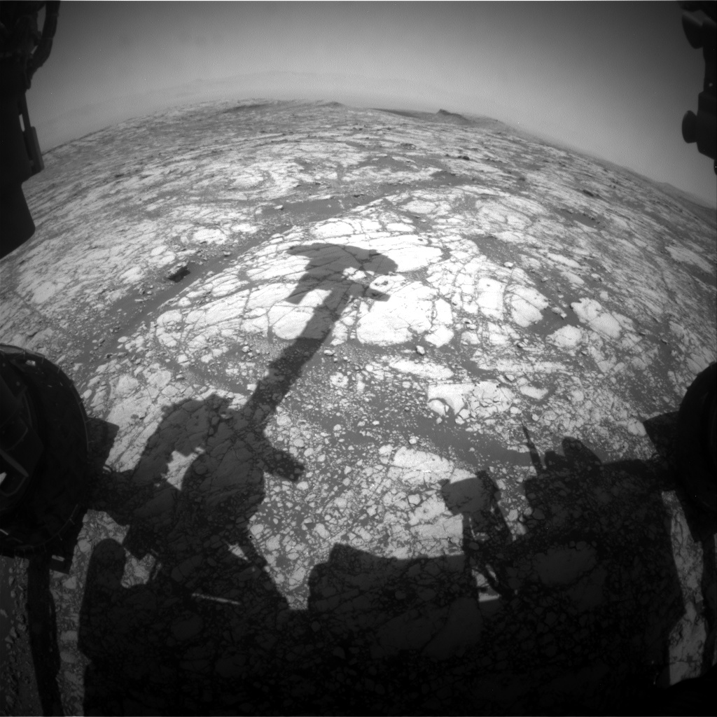 Nasa's Mars rover Curiosity acquired this image using its Front Hazard Avoidance Camera (Front Hazcam) on Sol 2753, at drive 2008, site number 79