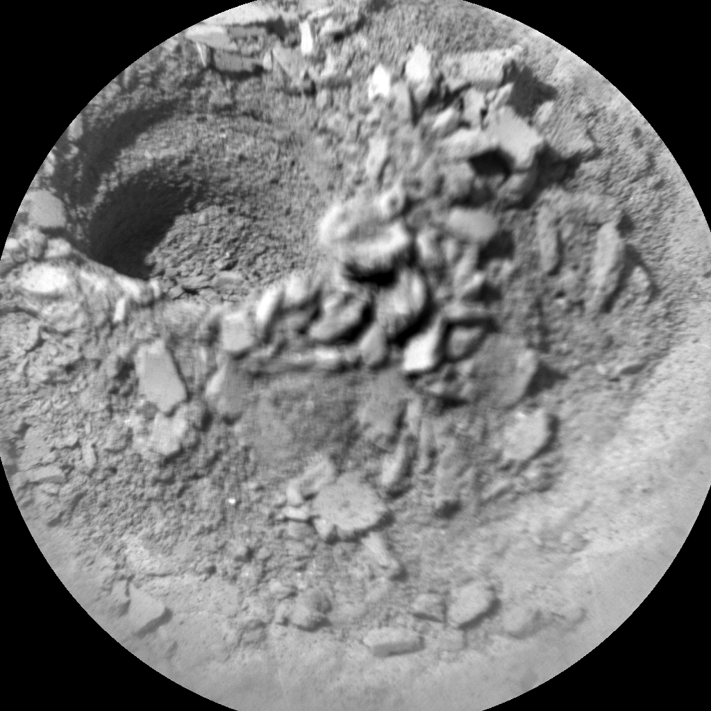 Nasa's Mars rover Curiosity acquired this image using its Chemistry & Camera (ChemCam) on Sol 2755, at drive 2008, site number 79