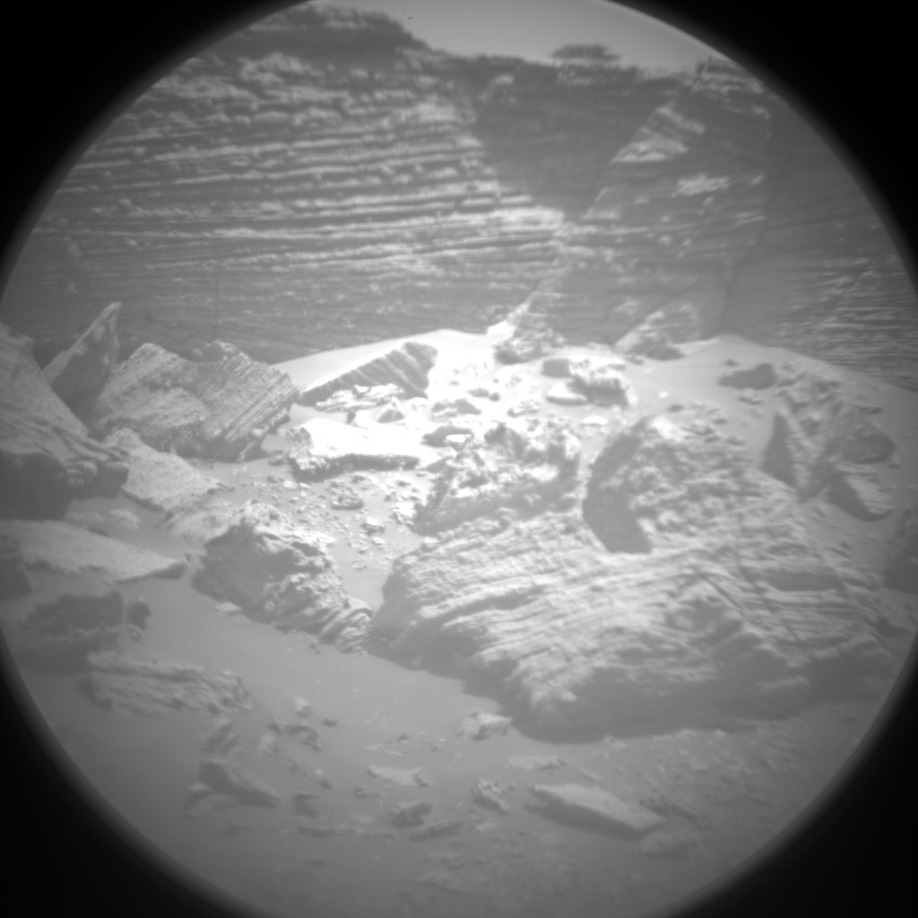 Nasa's Mars rover Curiosity acquired this image using its Chemistry & Camera (ChemCam) on Sol 2757, at drive 2008, site number 79