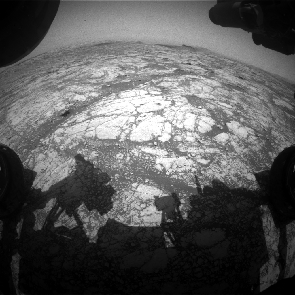 Nasa's Mars rover Curiosity acquired this image using its Front Hazard Avoidance Camera (Front Hazcam) on Sol 2757, at drive 2008, site number 79