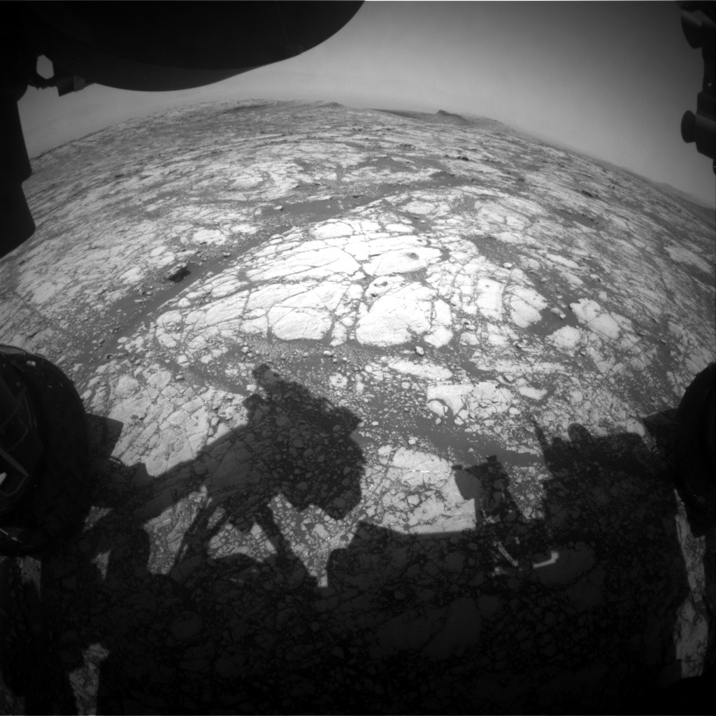 Nasa's Mars rover Curiosity acquired this image using its Front Hazard Avoidance Camera (Front Hazcam) on Sol 2759, at drive 2008, site number 79