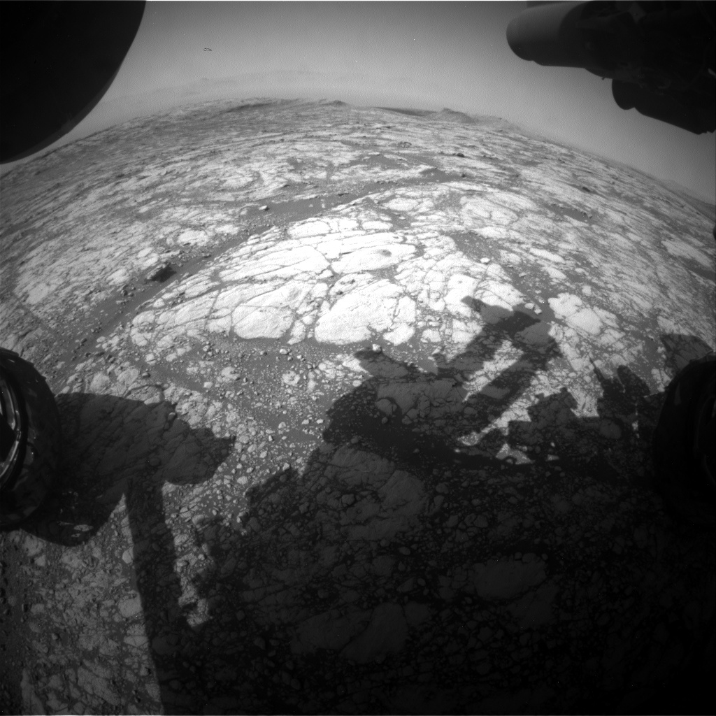 Nasa's Mars rover Curiosity acquired this image using its Front Hazard Avoidance Camera (Front Hazcam) on Sol 2761, at drive 2008, site number 79