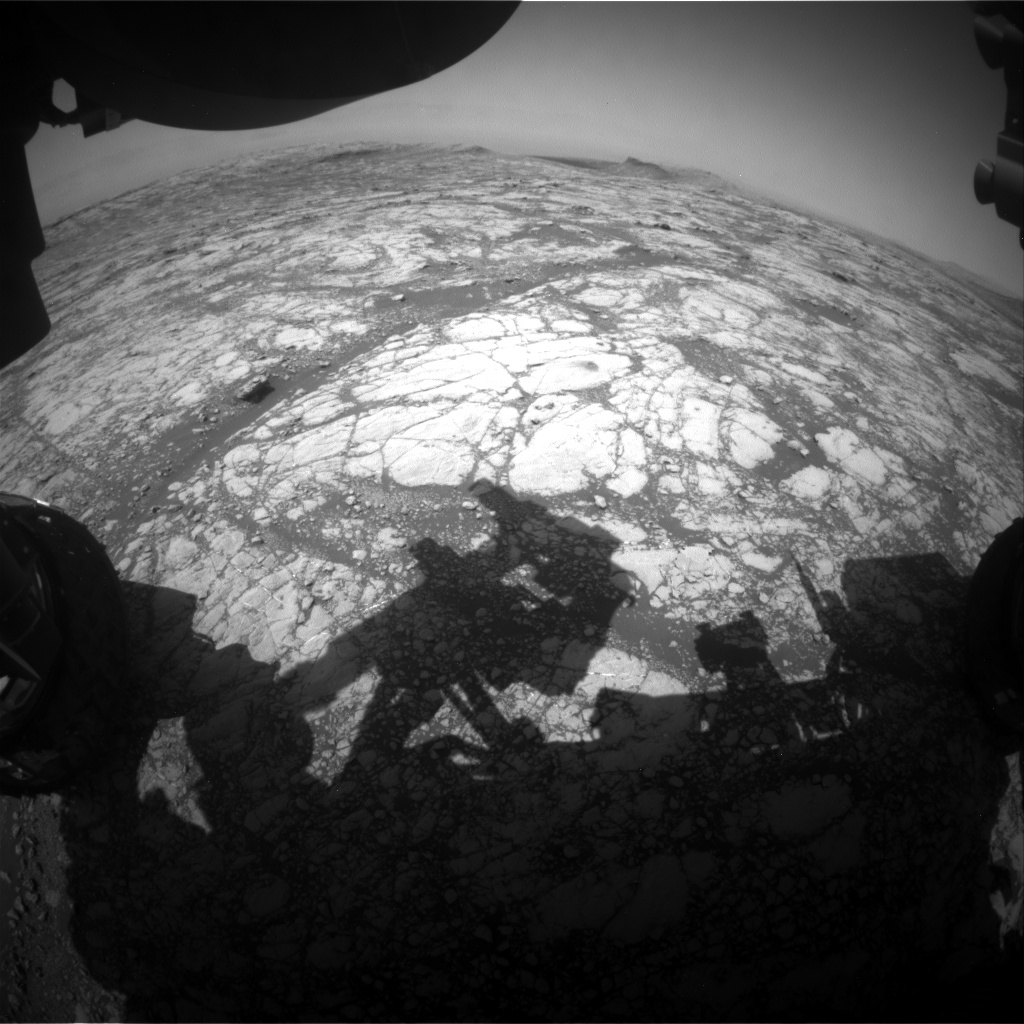 Nasa's Mars rover Curiosity acquired this image using its Front Hazard Avoidance Camera (Front Hazcam) on Sol 2767, at drive 2008, site number 79