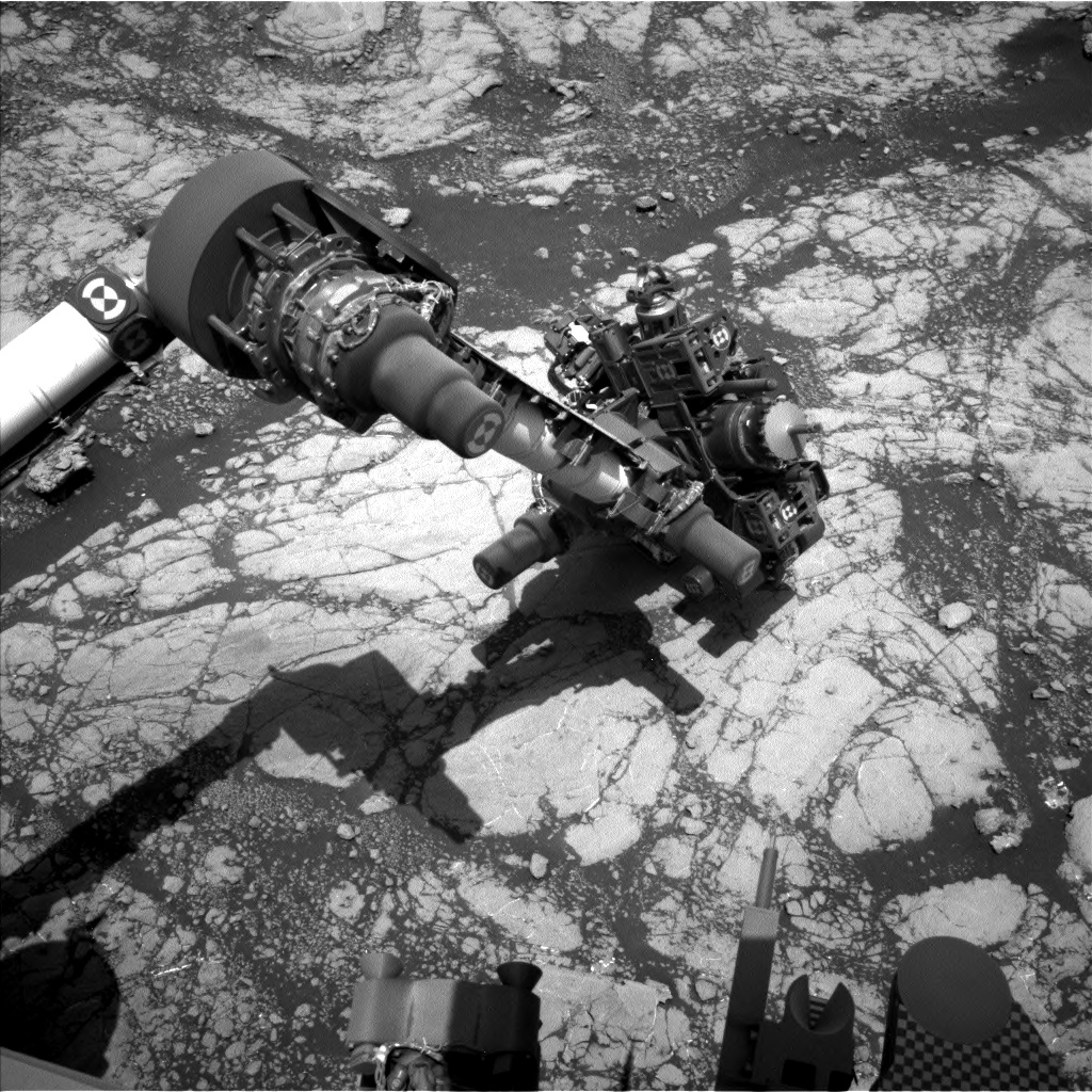 Nasa's Mars rover Curiosity acquired this image using its Left Navigation Camera on Sol 2776, at drive 2008, site number 79