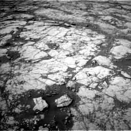 Nasa's Mars rover Curiosity acquired this image using its Left Navigation Camera on Sol 2780, at drive 2188, site number 79
