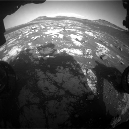 Nasa's Mars rover Curiosity acquired this image using its Front Hazard Avoidance Camera (Front Hazcam) on Sol 2781, at drive 2552, site number 79