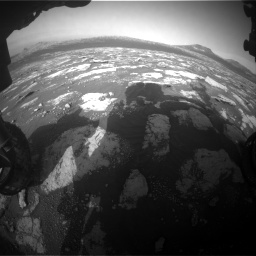 Nasa's Mars rover Curiosity acquired this image using its Front Hazard Avoidance Camera (Front Hazcam) on Sol 2781, at drive 2606, site number 79