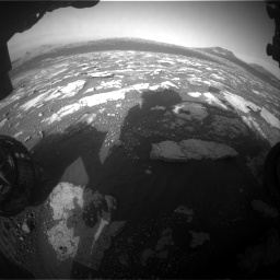 Nasa's Mars rover Curiosity acquired this image using its Front Hazard Avoidance Camera (Front Hazcam) on Sol 2781, at drive 2612, site number 79