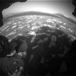 Nasa's Mars rover Curiosity acquired this image using its Front Hazard Avoidance Camera (Front Hazcam) on Sol 2781, at drive 2624, site number 79
