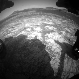 Nasa's Mars rover Curiosity acquired this image using its Front Hazard Avoidance Camera (Front Hazcam) on Sol 2781, at drive 2450, site number 79