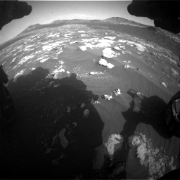 Nasa's Mars rover Curiosity acquired this image using its Front Hazard Avoidance Camera (Front Hazcam) on Sol 2781, at drive 2516, site number 79