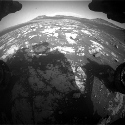 Nasa's Mars rover Curiosity acquired this image using its Front Hazard Avoidance Camera (Front Hazcam) on Sol 2781, at drive 2552, site number 79