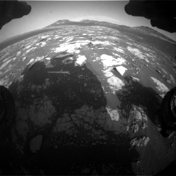Nasa's Mars rover Curiosity acquired this image using its Front Hazard Avoidance Camera (Front Hazcam) on Sol 2781, at drive 2564, site number 79