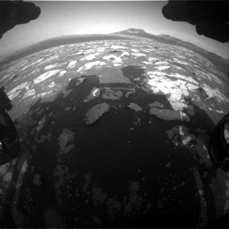 Nasa's Mars rover Curiosity acquired this image using its Front Hazard Avoidance Camera (Front Hazcam) on Sol 2781, at drive 2582, site number 79
