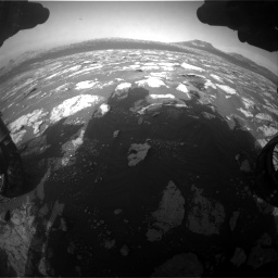 Nasa's Mars rover Curiosity acquired this image using its Front Hazard Avoidance Camera (Front Hazcam) on Sol 2781, at drive 2594, site number 79