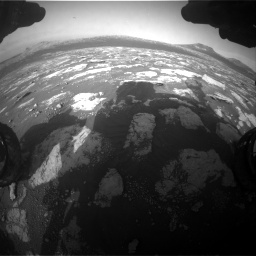 Nasa's Mars rover Curiosity acquired this image using its Front Hazard Avoidance Camera (Front Hazcam) on Sol 2781, at drive 2606, site number 79