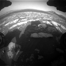Nasa's Mars rover Curiosity acquired this image using its Front Hazard Avoidance Camera (Front Hazcam) on Sol 2781, at drive 2612, site number 79