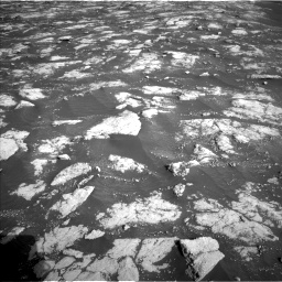 Nasa's Mars rover Curiosity acquired this image using its Left Navigation Camera on Sol 2781, at drive 2582, site number 79