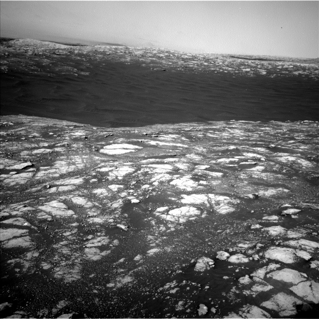 Nasa's Mars rover Curiosity acquired this image using its Left Navigation Camera on Sol 2781, at drive 2630, site number 79
