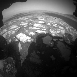 Nasa's Mars rover Curiosity acquired this image using its Front Hazard Avoidance Camera (Front Hazcam) on Sol 2786, at drive 156, site number 80
