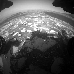 Nasa's Mars rover Curiosity acquired this image using its Front Hazard Avoidance Camera (Front Hazcam) on Sol 2786, at drive 180, site number 80