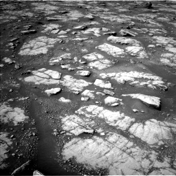 Nasa's Mars rover Curiosity acquired this image using its Left Navigation Camera on Sol 2788, at drive 550, site number 80