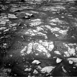 Nasa's Mars rover Curiosity acquired this image using its Left Navigation Camera on Sol 2788, at drive 586, site number 80