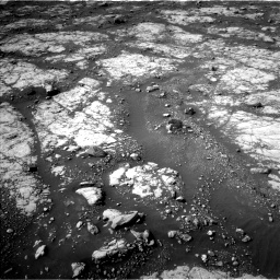 Nasa's Mars rover Curiosity acquired this image using its Left Navigation Camera on Sol 2788, at drive 760, site number 80