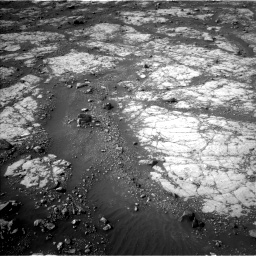 Nasa's Mars rover Curiosity acquired this image using its Left Navigation Camera on Sol 2788, at drive 766, site number 80