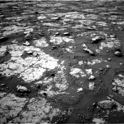 Nasa's Mars rover Curiosity acquired this image using its Left Navigation Camera on Sol 2790, at drive 1202, site number 80
