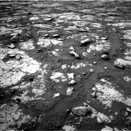 Nasa's Mars rover Curiosity acquired this image using its Left Navigation Camera on Sol 2790, at drive 1208, site number 80